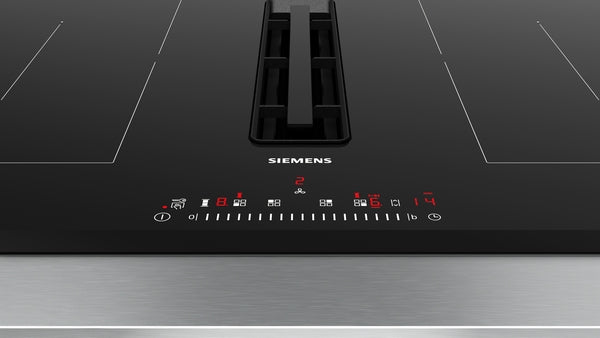 Siemens iQ500 Induction Hob With Integrated Extraction 80cm Surface Mount Without Frame ED851FQ15E
