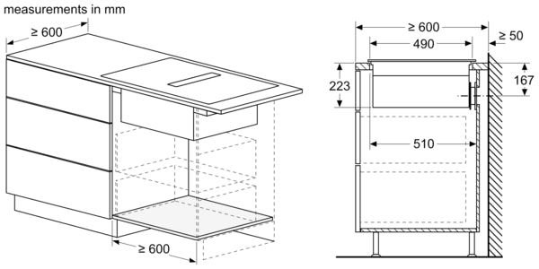 Siemens iQ700 Induction Hob With Integrated Extraction 80cm Surface Mount With Frame EX877LX57E