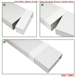 Kair Rectangular Straight Connector 220mm x 90mm Flat Pipe Joint - Devine Distribution Ltd