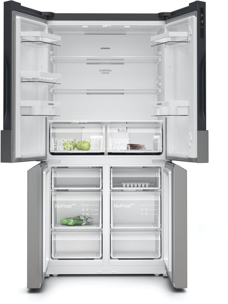 Siemens iQ300 French Door Bottom Freezer Multi Door Inox-easyclean KF96NVPEAG