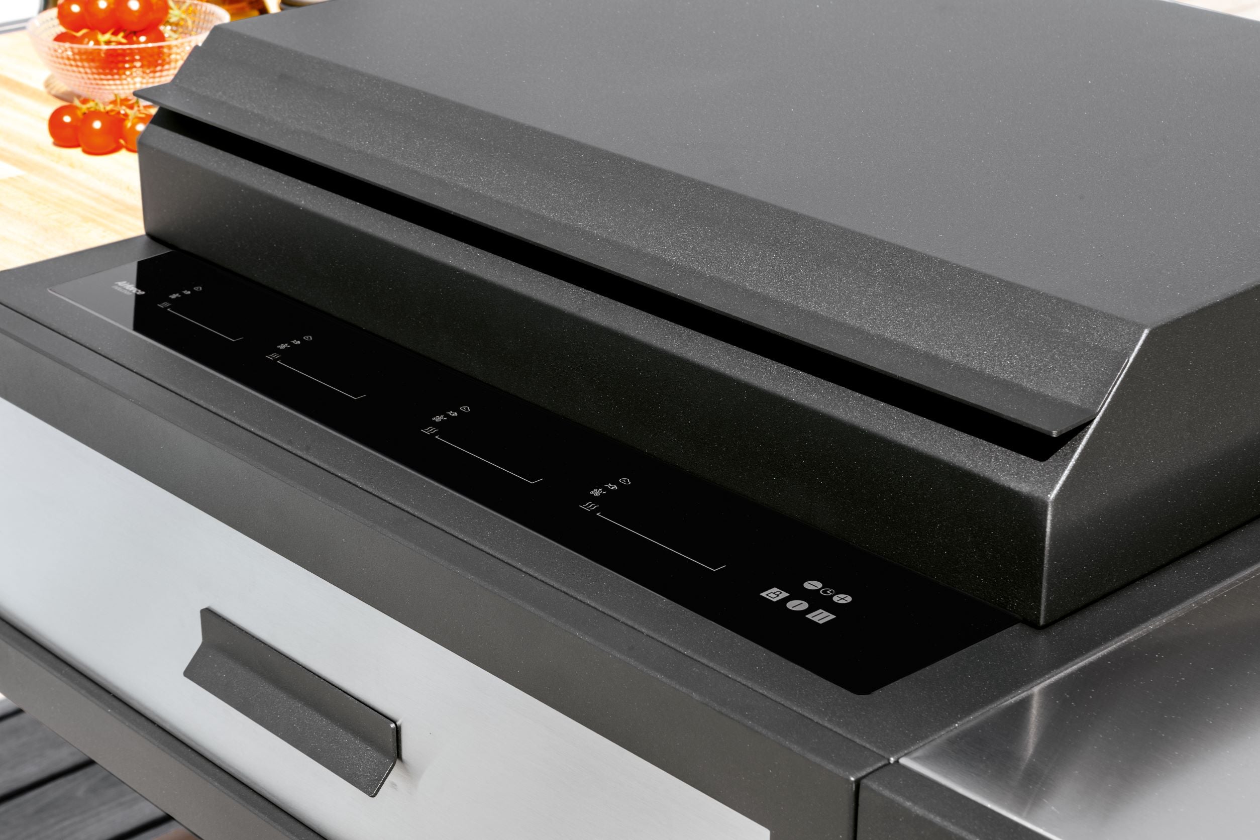 Airforce E-Cook 110cm BBQ Luxury Outdoor Cooking With a 38cm Teppanyaki Induction Hob - Devine Distribution Ltd