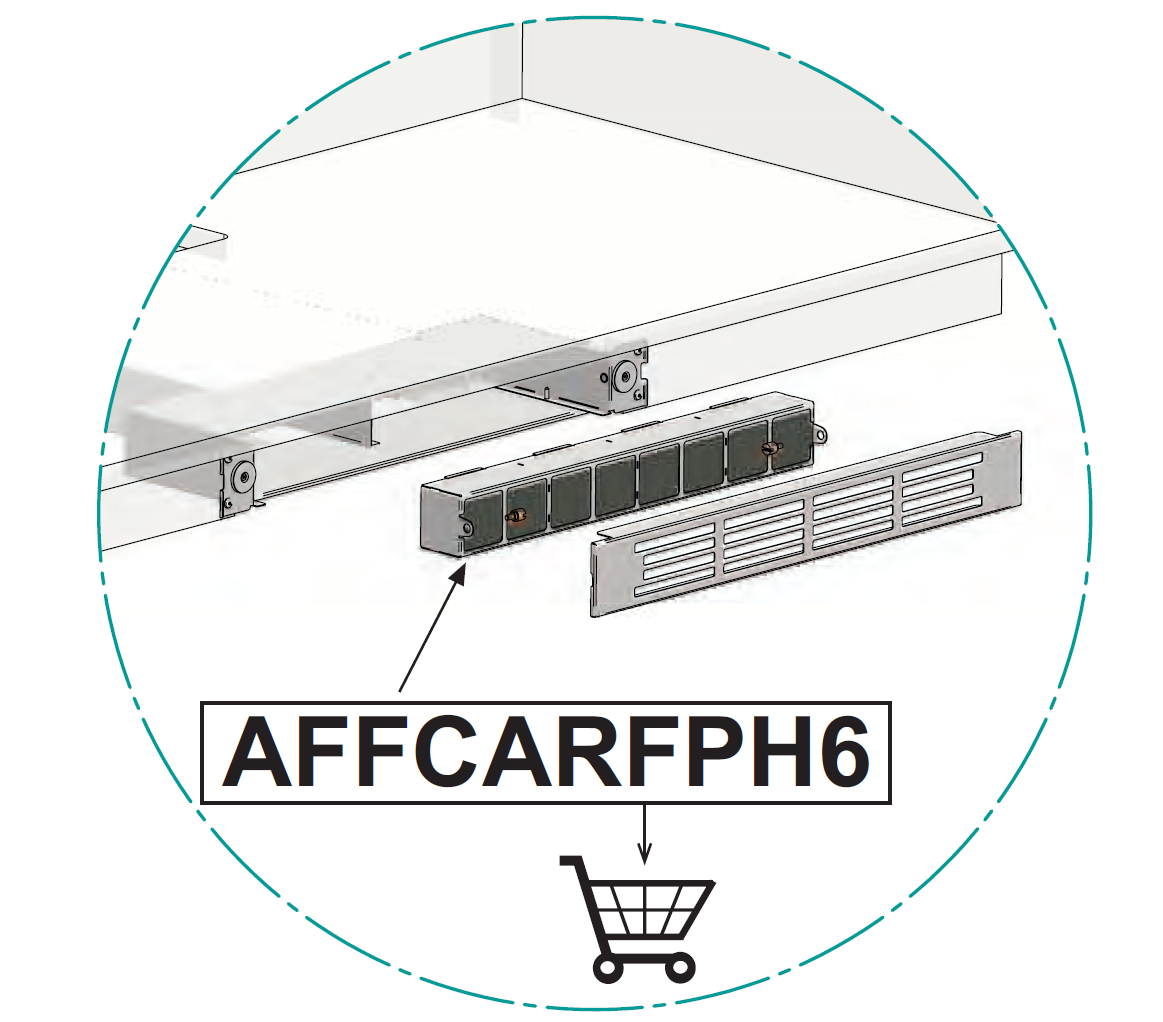 Airforce AFFCARFPH6 Ducting Carbon Filter For KRFH6 Filtering Outlet - Devine Distribution Ltd