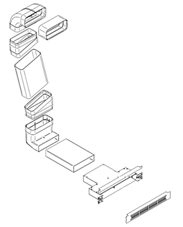 Airforce Aspira Centrale G5 On-Board KTFOBH6 Ducting Fitting Kit For 6cm-9cm Cabinet Plinth Height - Includes KRFH6 - Devine Distribution Ltd