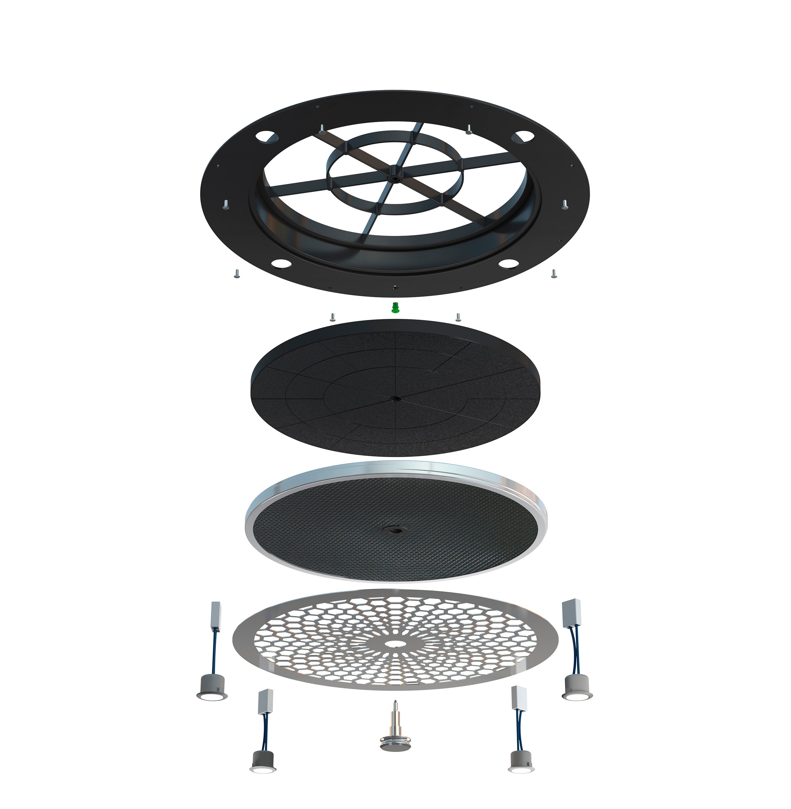 Airforce AFCFCACRI Carbon Charcoal Filter for Airforce Island Hoods with the Crisilade filtering system. - Devine Distribution Ltd