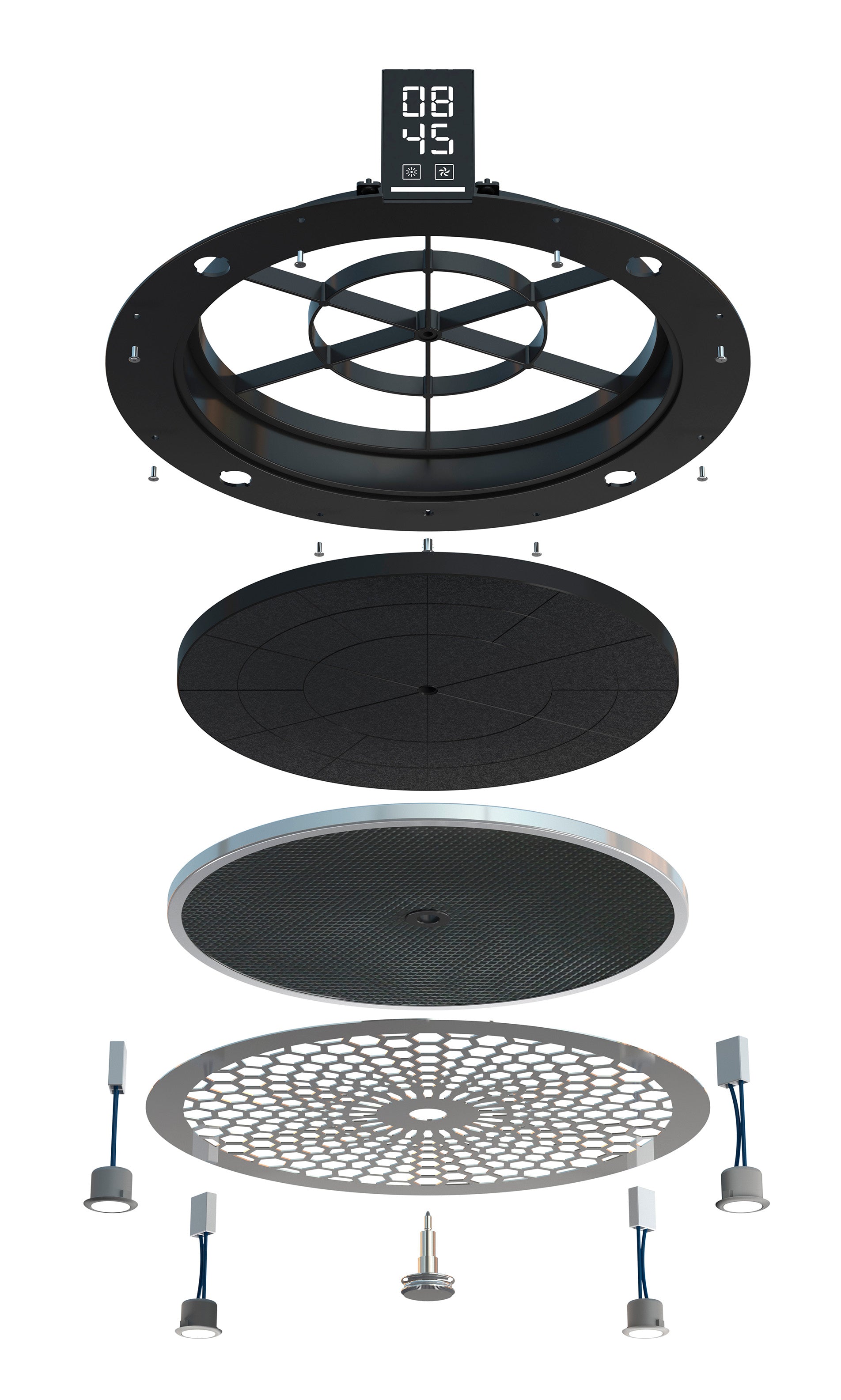 Airforce AFCFCACRI Carbon Charcoal Filter for Airforce Island Hoods with the Crisilade filtering system. - Devine Distribution Ltd