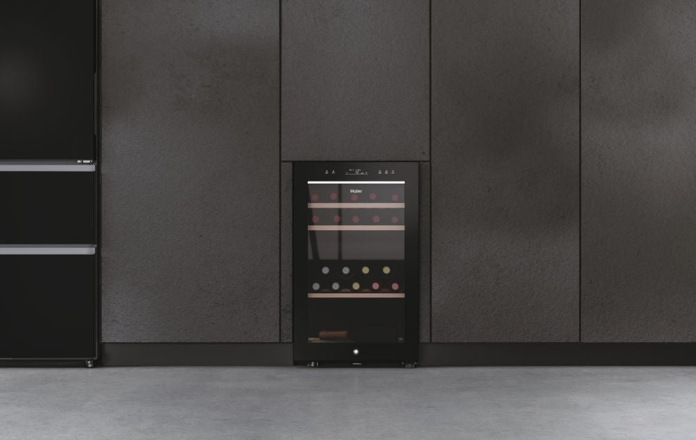 Haier HWS42GDAU1 60cm Freestanding 42 Bottle Wine Fridge - Devine Distribution Ltd