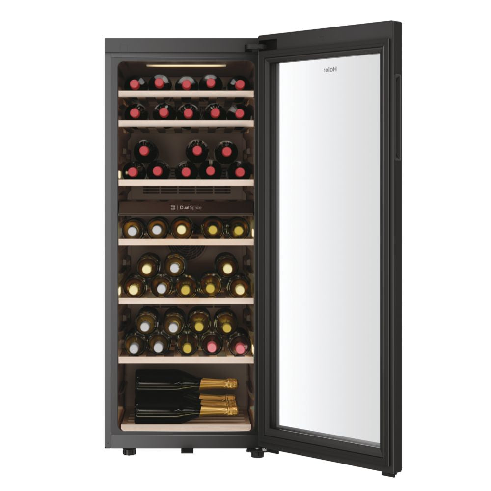 Haier HWS77GDAU1 50cm Freestanding 77 Bottle Wine Fridge - Devine Distribution Ltd