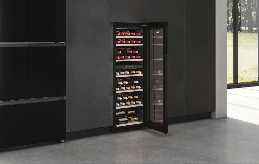 Haier HWS77GDAU1 50cm Freestanding 77 Bottle Wine Fridge - Devine Distribution Ltd
