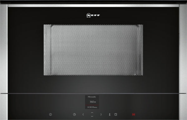 NEFF N70 BUILT-IN MICROWAVE OVEN 38CM STAINLESS STEEL C17WR00N0B