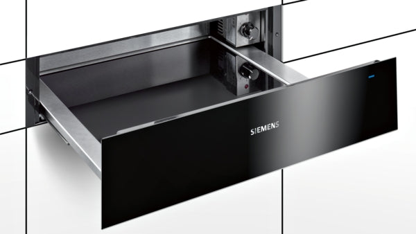 Siemens iQ700 Built-in Warming Drawer 14cm Black BI630CNS1B