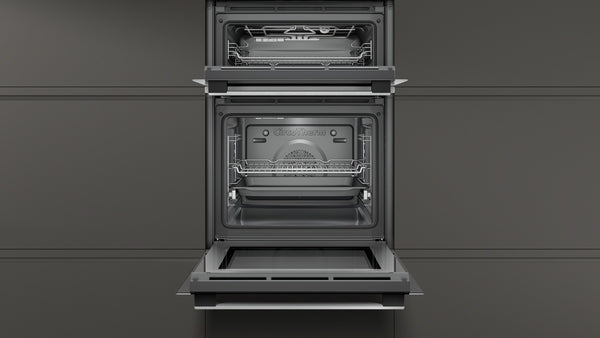 NEFF N50 BUILT-IN DOUBLE OVEN STAINLESS STEEL U1ACE2HN0B