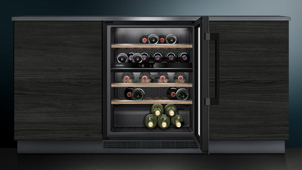 Siemens iQ500 Wine Cooler With Glass Door 82 x 60cm KU21WAHG0G