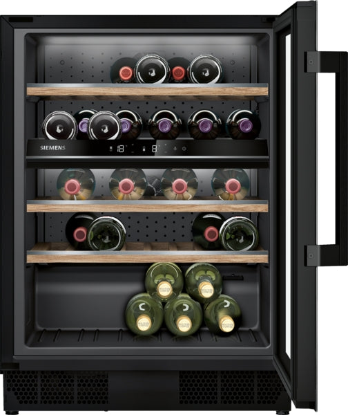 Siemens iQ500 Wine Cooler With Glass Door 82 x 60cm KU21WAHG0G