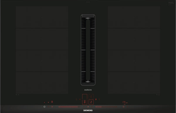 Siemens iQ700 Induction Hob With Integrated Extraction 80cm Surface Mount With Frame EX877LX57E
