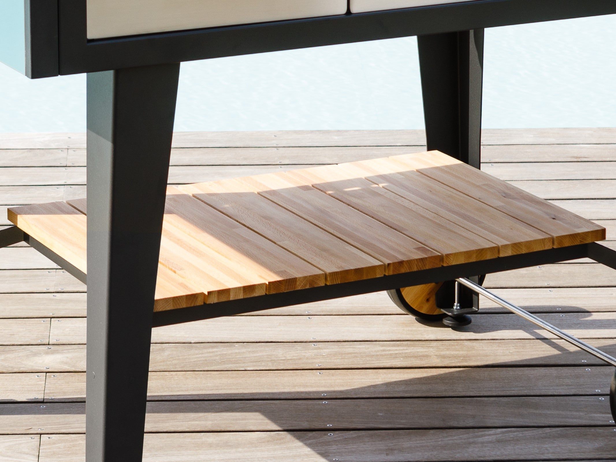 Airforce E-Cook 150cm BBQ Luxury Outdoor Cooking with a 58cm Teppanyaki Induction Hob - Devine Distribution Ltd