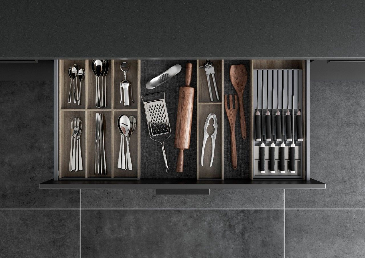 AMBIA-LINE Cutlery Insert Kit - Nebraska Oak ALC.45.110P.NO - Devine Distribution Ltd