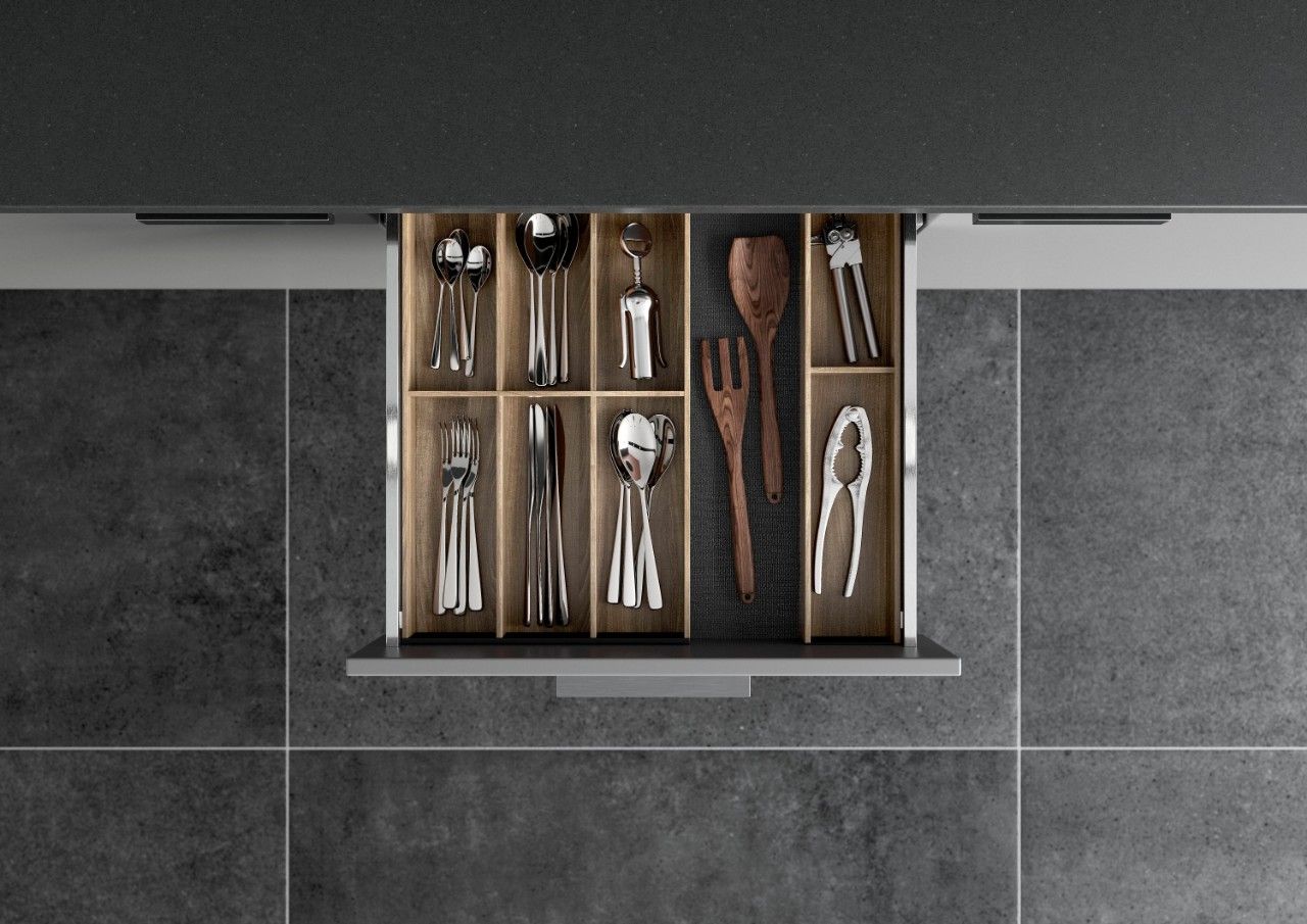 AMBIA-LINE Cutlery Insert Kit - Tennessee Walnut ALC.45.110P.TW - Devine Distribution Ltd