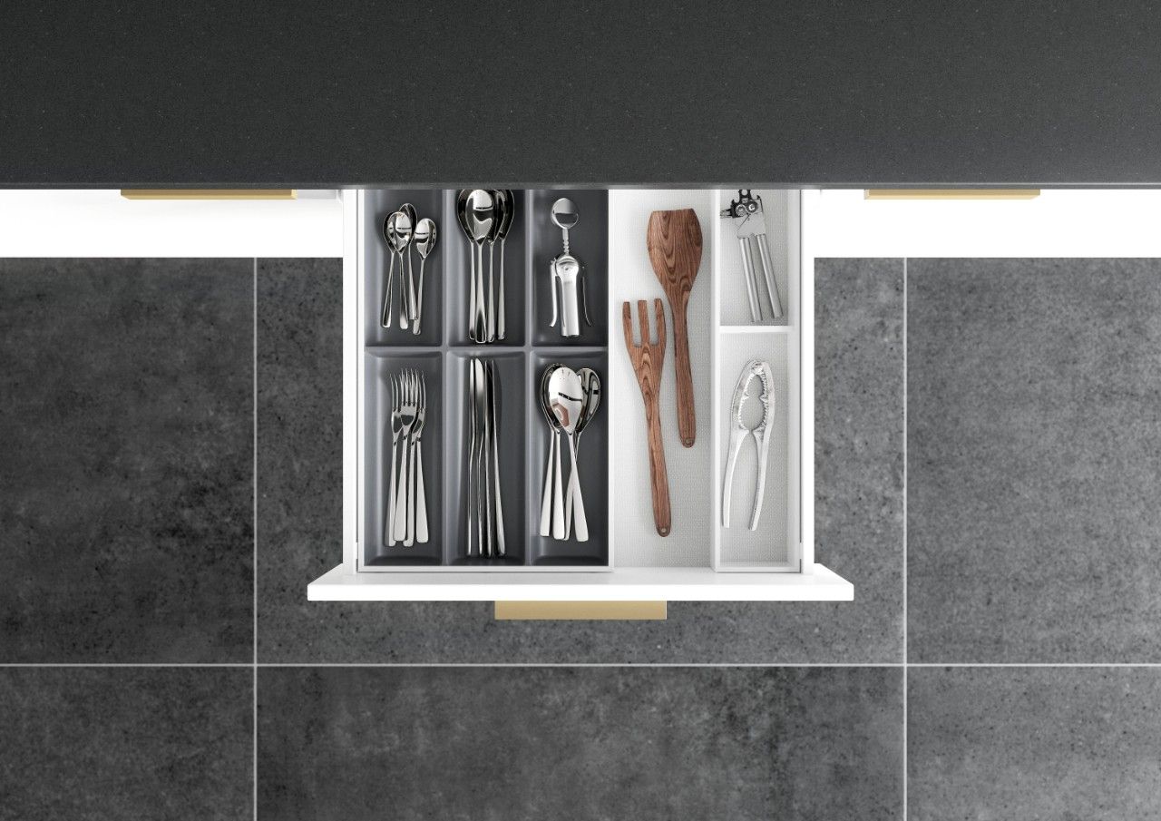 AMBIA-LINE Cutlery Insert Kit - Silk White ALC.45.110P.W - Devine Distribution Ltd