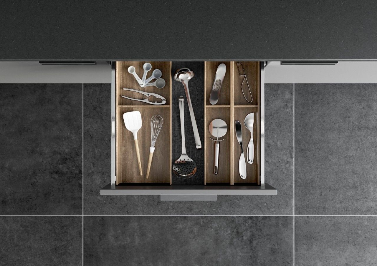 AMBIA-LINE Utensil Insert Kit - Tennessee Walnut ALU.45.110P.TW - Devine Distribution Ltd