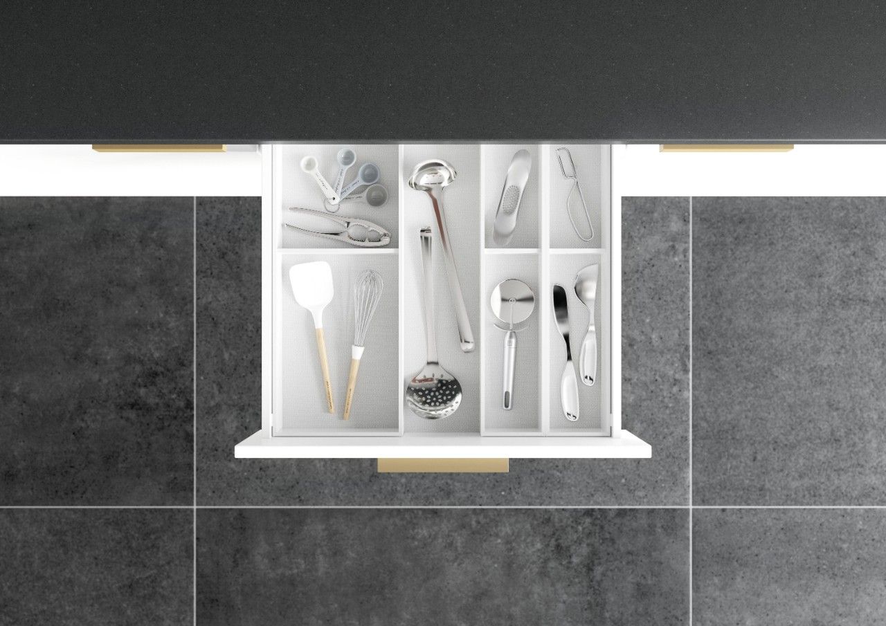 AMBIA-LINE Utensil Insert Kit - Silk White ALU.45.110P.W - Devine Distribution Ltd