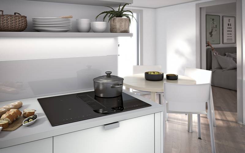 Airforce Aspira Baby 60cm downdraft Bridgeable Touch Control Induction hob - Devine Distribution Ltd