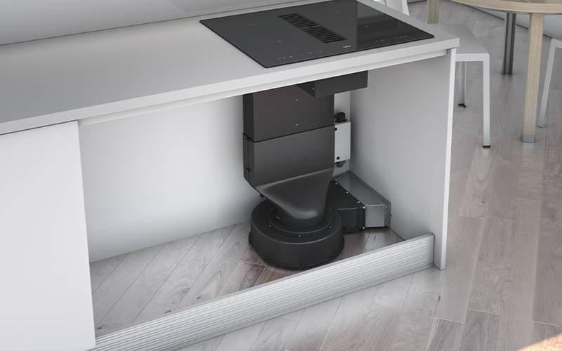 Airforce Aspira Baby 60cm downdraft Bridgeable Touch Control Induction hob - Devine Distribution Ltd