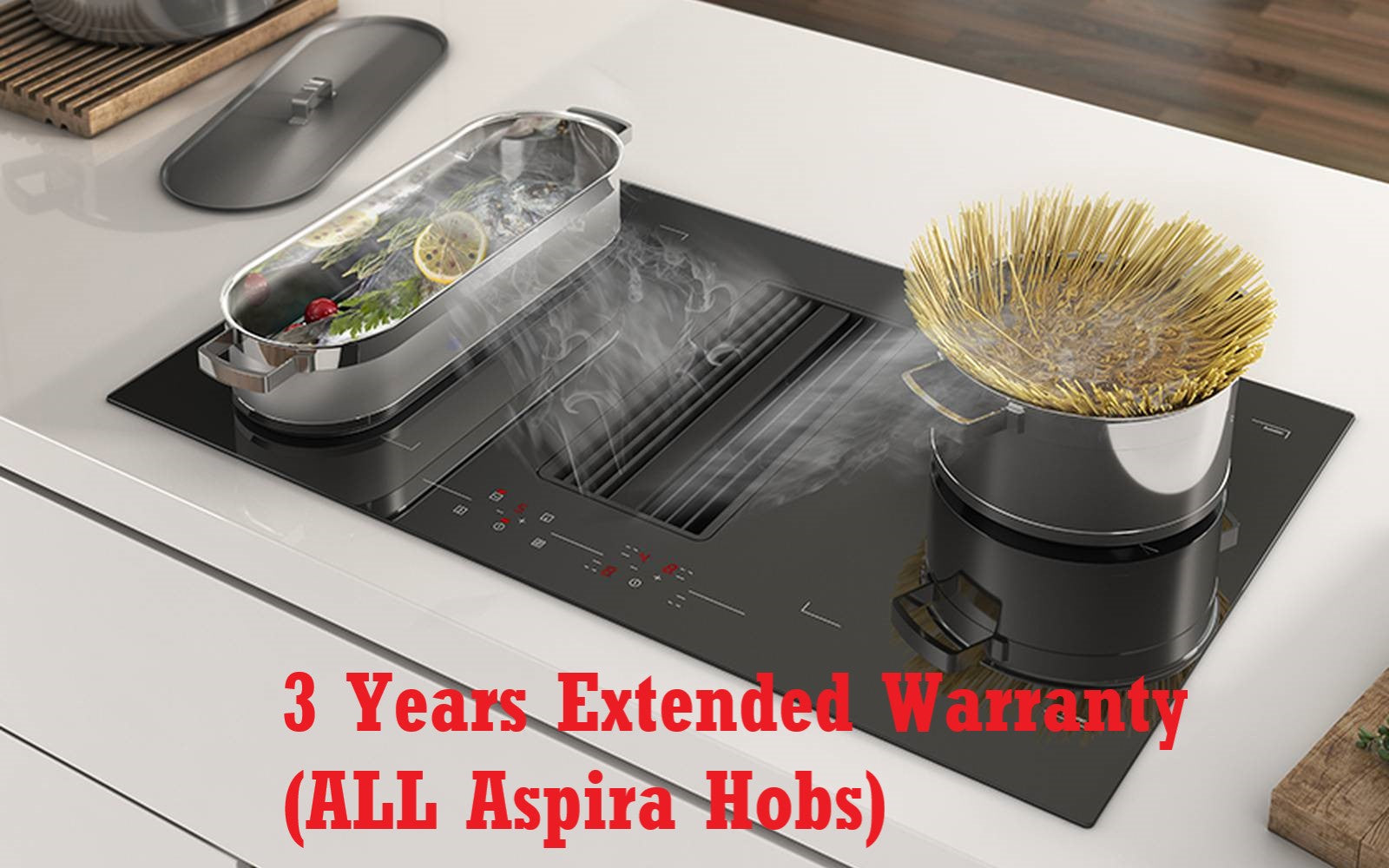 Airforce Aspira Downdraft Induction Hob - 3 Year Extended Warranty (5 Years Total) - Devine Distribution Ltd
