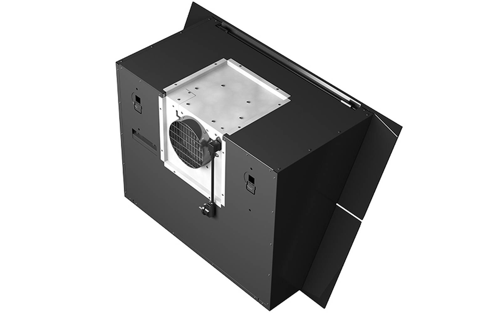 Airforce F179 90cm Wall Mounted Designer Cooker Hood - White Glass - Devine Distribution Ltd