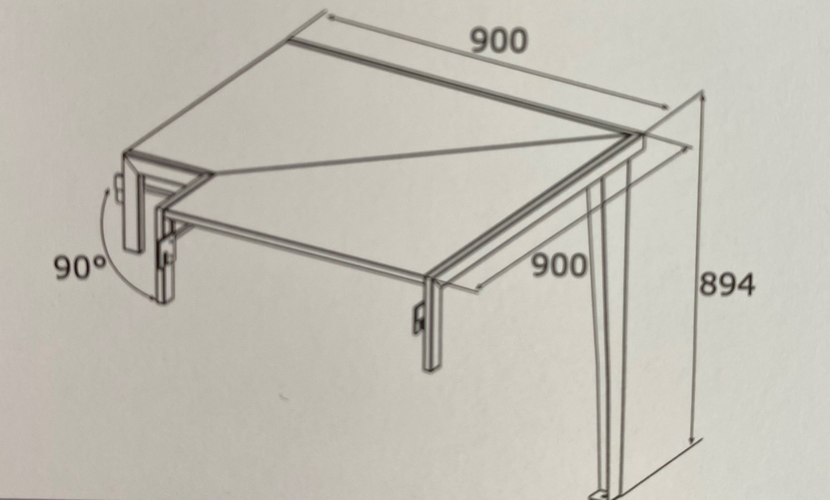 Airforce E-Cook BBQ 90 Degree Joint Kit With Leg-KEG002 - Devine Distribution Ltd