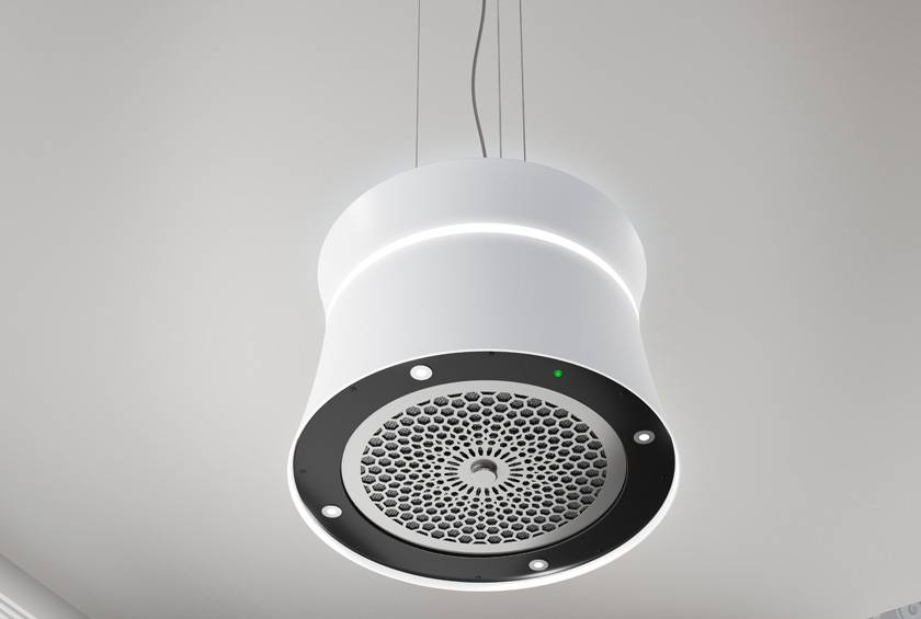 Sophie 50cm Island Lamp Cooker Hood with Integra System - White Lighting Vie