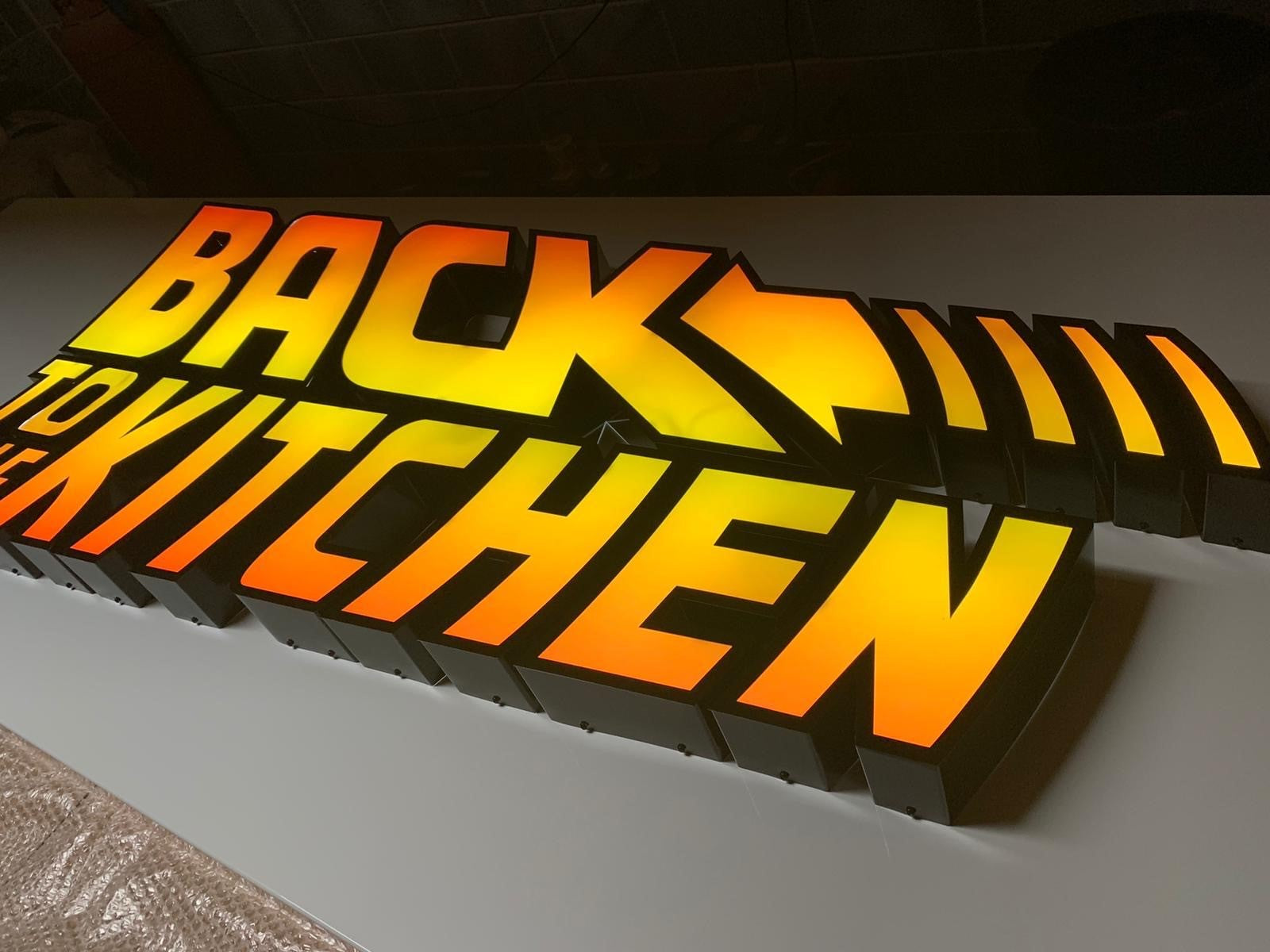 Delivery of our new showroom sign !  Checkout the Video.