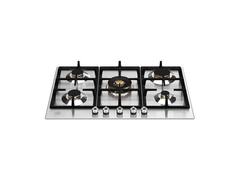 Bertazzoni P755CPROX 75 cm Gas hob with wok Professional Series-Stainless Steel
