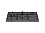 Bertazzoni P905LPRONE 90 cm Gas hob with lateral dual wok Professional Series-Black