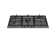Bertazzoni P905CPRONE 90 cm Gas hob with central dual wok Professional Series-Black