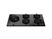 Bertazzoni P905LPROGNE 90 cm gas on glass hob with lateral wok Professional Series-Black Glass