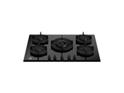 Bertazzoni P755CMODGNE 75 cm gas on glass hob with central wok Modern Series-Black