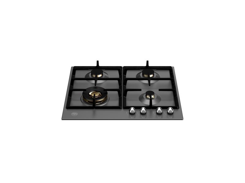 Bertazzoni P604LHERNE 60 cm Gas hob with wok Heritage Series-Black