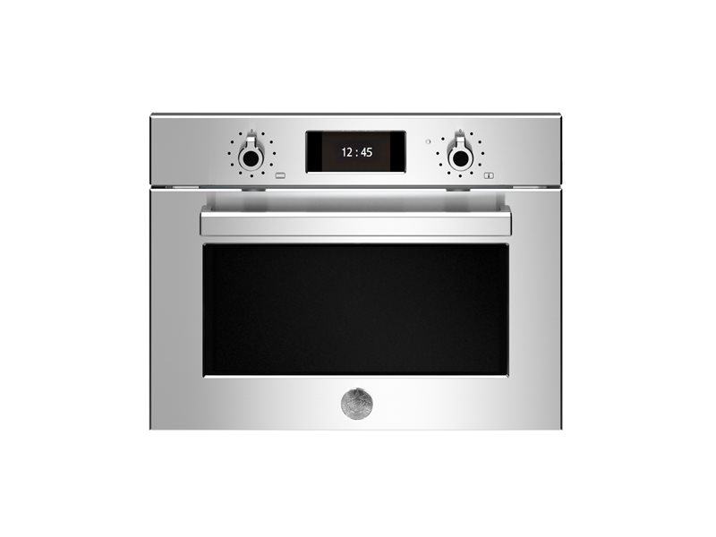 Bertazzoni F457PROVTX 60x45cm Combi-Steam Oven, TFT Display Professional Series-Stainless Steel