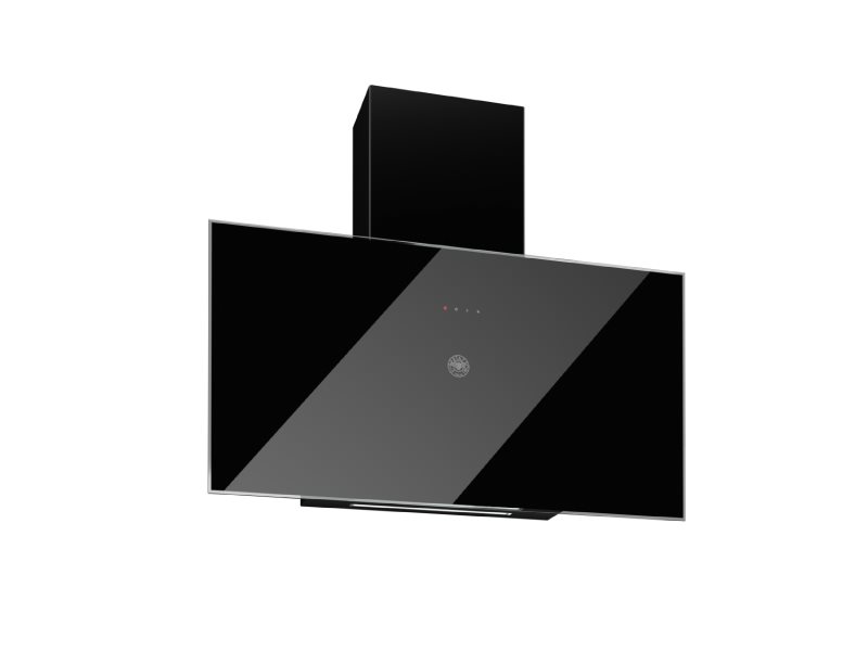 Bertazzoni KV90PRO1NA 90 cm vertical flat hood Modern Series-Black Glass