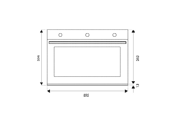 Bertazzoni F909PROEKN 90cm Electric Built-in Oven Professional Series-Black