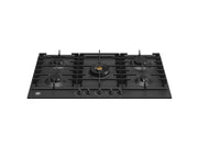 Bertazzoni P905CMODNE 90 cm Gas hob with central dual wok Modern Series-Black