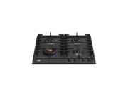 Bertazzoni P755CMODNE 75 cm Gas hob with central wok Modern Series-Black
