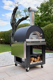 Oveneat GRX-5VR Red Gas Pizza Oven for upto Five Pizzas with Stainless Steel Door includes Pizza Peel