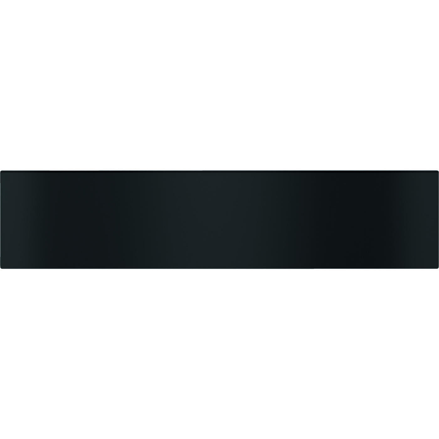 Clearance-Miele 14 cm high gourmet warming drawer without handle ESW7010 Obsidian black