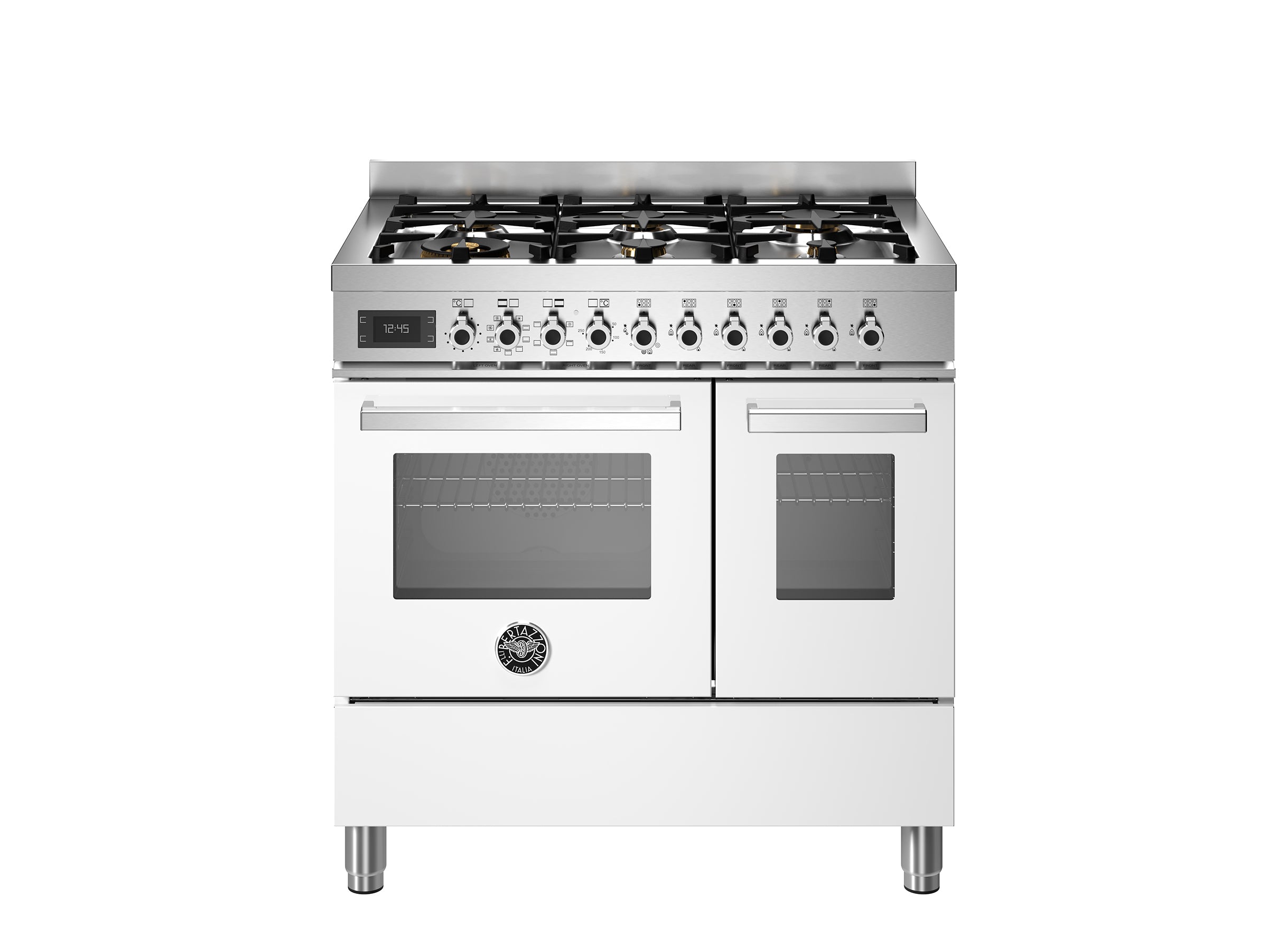 Bertazzoni 90 cm 6-burner electric double oven Professional Series- Bianco (White)