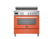 Bertazzoni 90 cm induction top, Electric Oven Professional Series-Aranico (Orange)