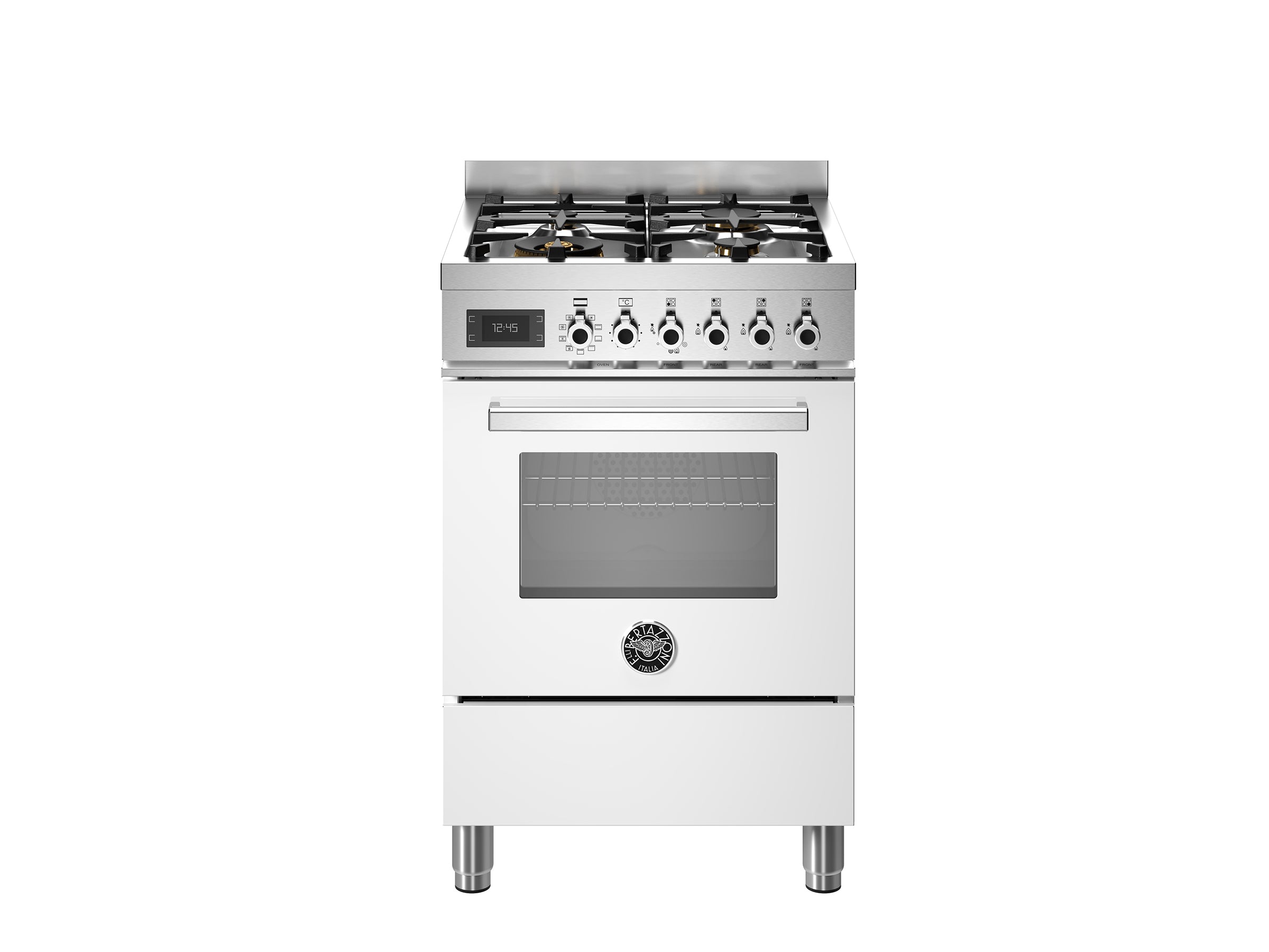 Bertazzoni-60 cm 4-burner electric oven Professional Series-Bianco (White)