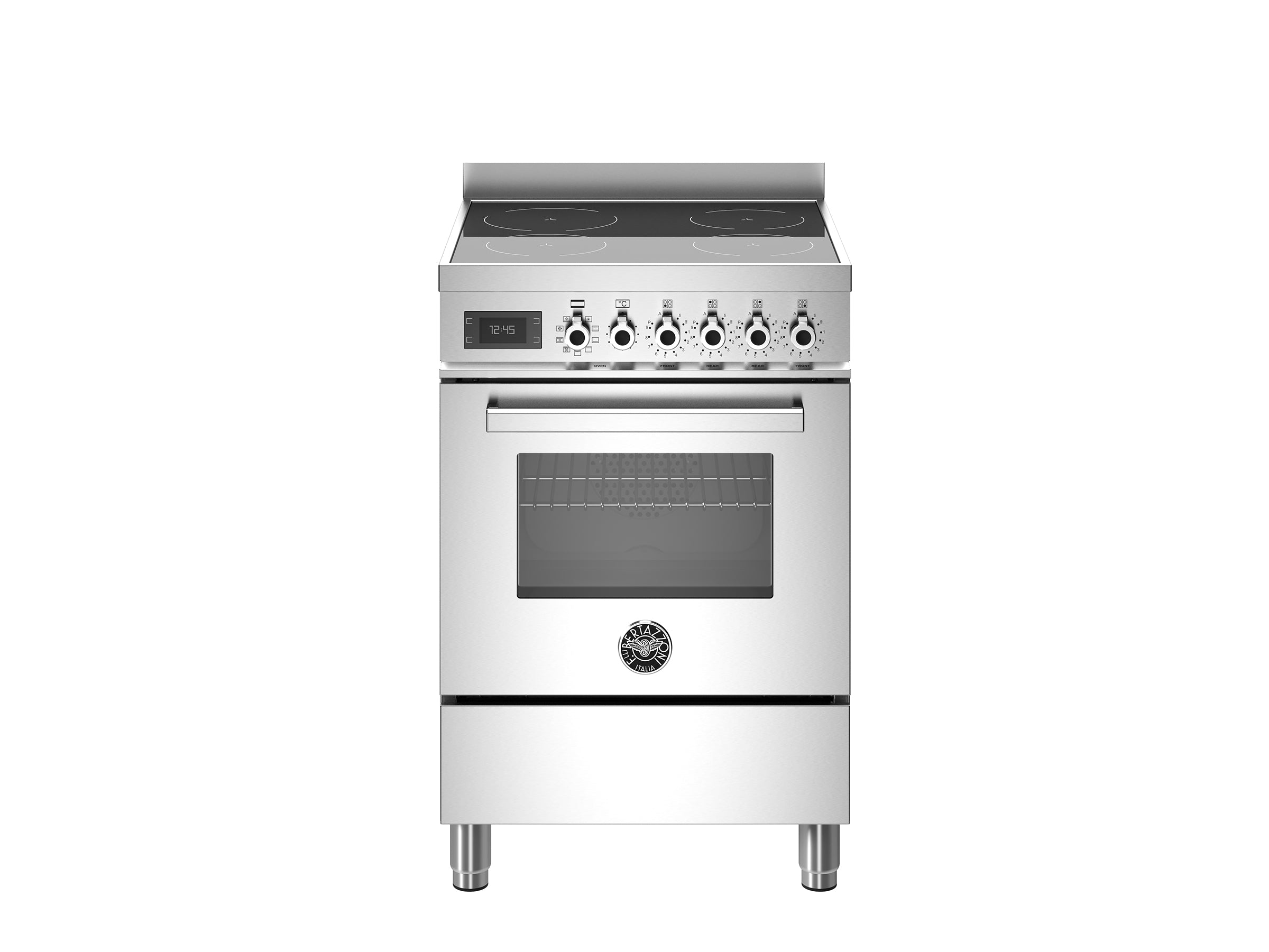 Bertazzoni 60 cm induction top electric oven Professional Series-Stainless Steel