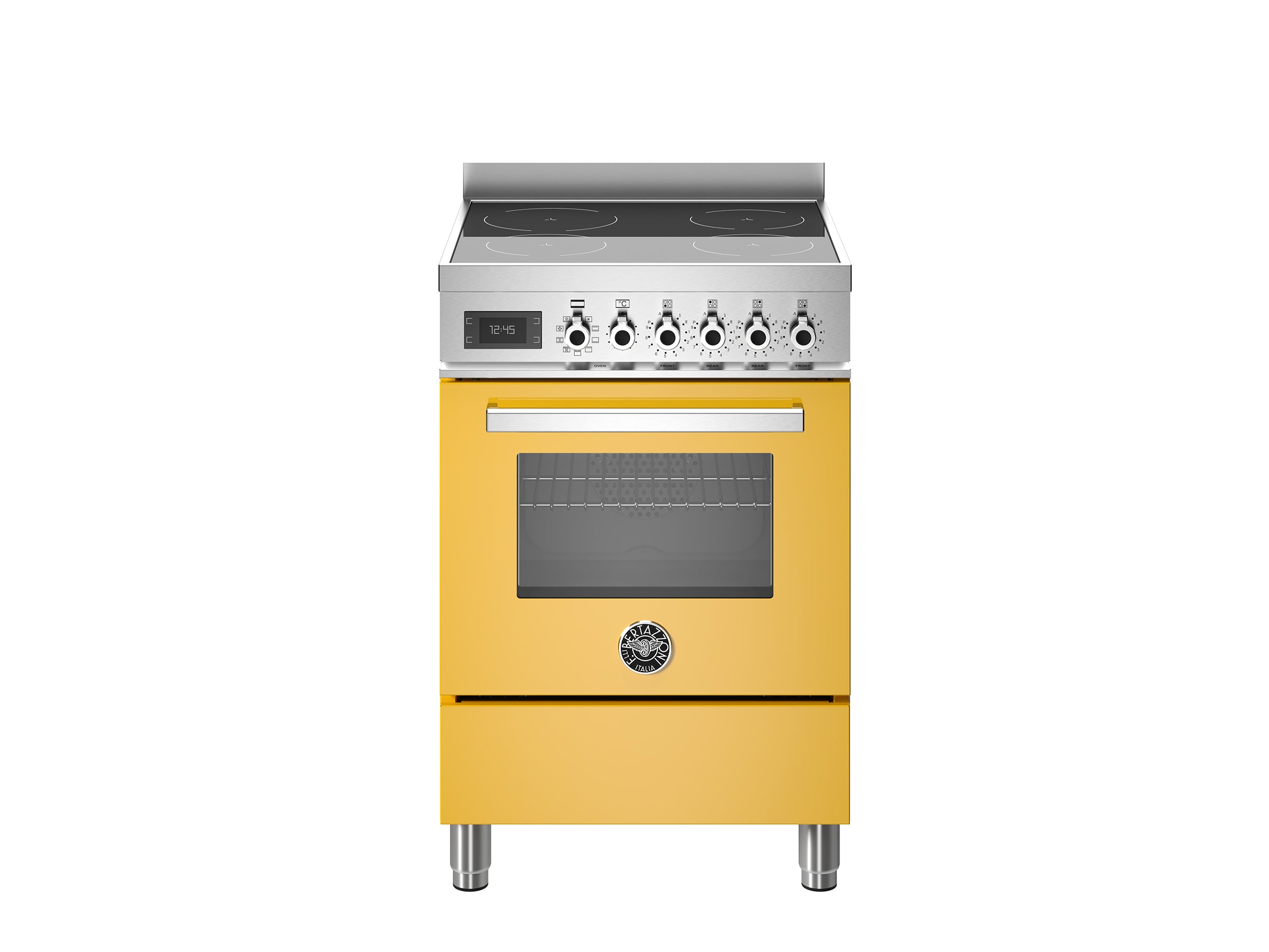 Bertazzoni 60 cm induction top electric oven Professional Series-Giallo (Yellow)
