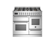 Bertazzoni PRO106L3EXT2 100 cm 6 burner electric triple oven Professional Series-Stainless Steel